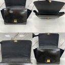 Céline Trapeze Medium Smooth Leather/suede Black Old Logo