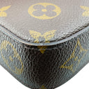 Louis Vuitton Brown Coated Canvas Monogram Félicie Pochette Crossbody