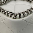 Chanel White Lambskin Chain Around Chain Shoulder, photo 7