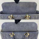 Dior Blue Lady Mini Denim D-joy