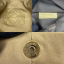 Loewe Gold Metallic Handbag Nappa Aire