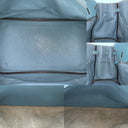 Hermès Blue Birkin 35 Clemence PHW □h No Clochette/lock/key