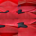 Chanel Red Caviar Skin Long Wallet SHW