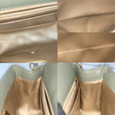 Chanel Green Lambskin Leather Matelasse Coco Crush 17Cm Mini Square Shoulder