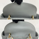 Dior Lady Blue Abc Dior Small Nylon Interior Shoulder
