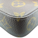 Louis Vuitton Brown Coated Canvas Monogram Félicie Pochette Crossbody