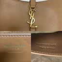 Saint Laurent 710318 Mini Le 5 A 7 In Smooth Leather Brown