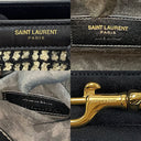 Saint Laurent Sac de Jour Nano Tweed Black/Ivory With Lock and Keys, photo 9