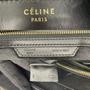 Céline Luggage Mini Old Logo Canvas Leather