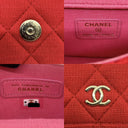 Chanel Micro Clutch With Chain In Red Quilted Jersey H52laux2, photo 9