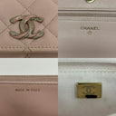 Chanel Caviar Skin Wallet On Cain Shoulderbag Pink, photo 9