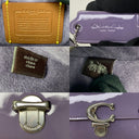 Coach Patent Ce761 Studio Baguette Purple
