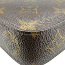 Louis Vuitton Brown Coated Canvas Monogram Félicie Pochette Crossbody
