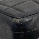 Chanel Black Lambskin Chocolate Bar Chain Shoulder