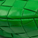 Bottega Veneta Green Lambskin Intrecciato Mini Jodie Handbag