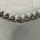 Chanel White Lambskin Chain Around Chain Shoulder, photo 9