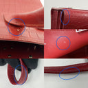 Saint Laurent Sac de Jour Croc Emboss Red, photo 10