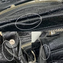 Balenciaga Black Leather Le City Small Shoulder