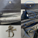 Dior Black Cannage Wallet On Chain Woc Patent, photo 10