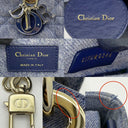 Dior Blue Lady Mini Denim D-joy