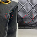 Chanel Black Classic Flap Vintage Maxi Lambskin Single Flap Chain One Shoulder, photo 10