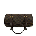 Louis Vuitton Brown Coated Canvas Damier Papillon 26 Shoulder