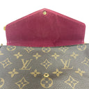 Louis Vuitton Brown Coated Canvas Monogram Félicie Pochette Crossbody