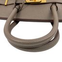 Hermès Grey Epsom Calfskin Gold Plated Metal Birkin 30 Stamp C Handbag C, photo 12