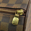 Louis Vuitton Brown Coated Canvas Damier Papillon 26 Shoulder