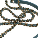 Chanel Light Blue Lambskin CC Drawstrings Chain Shoulder, photo 12