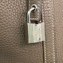 Hermès Etoupe Clemence Calfskin Palladium Plated Metal Picotin 22 Stamp Y Handbag Y