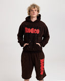 Travis Scott Cactus Jack x Sp5der Days Before Rodeo Hoodie Brown