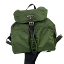 Prada Green Nylon Backpack Drawstring | Pre-Loved
