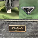 Prada Green Nylon Backpack Drawstring | Pre-Loved