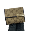 Gucci GG 257016 Brown Compact Wallet | Pre-Loved