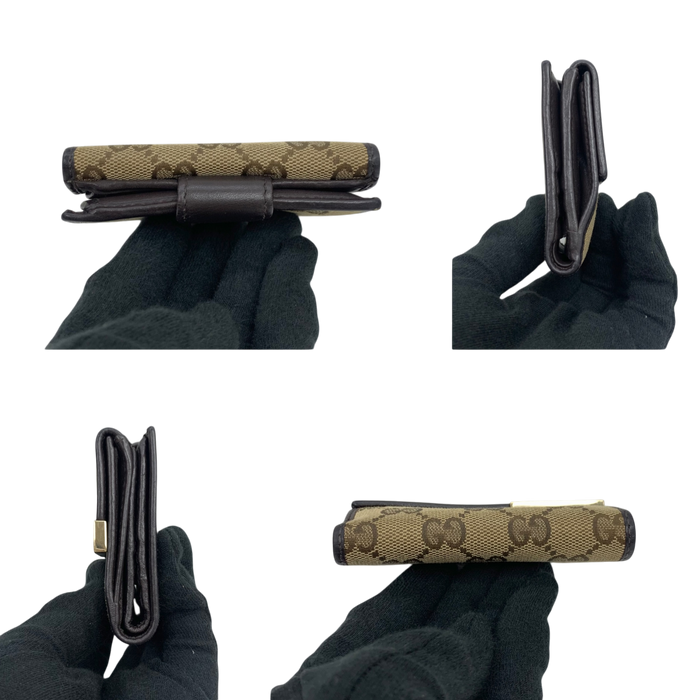 Gucci GG 257016 Brown Compact Wallet | Pre-Loved