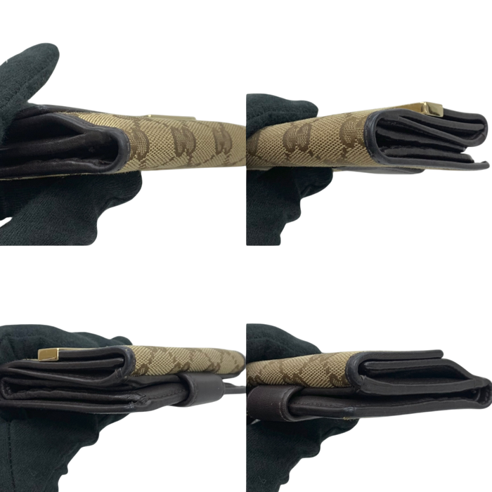 Gucci GG 257016 Brown Compact Wallet | Pre-Loved