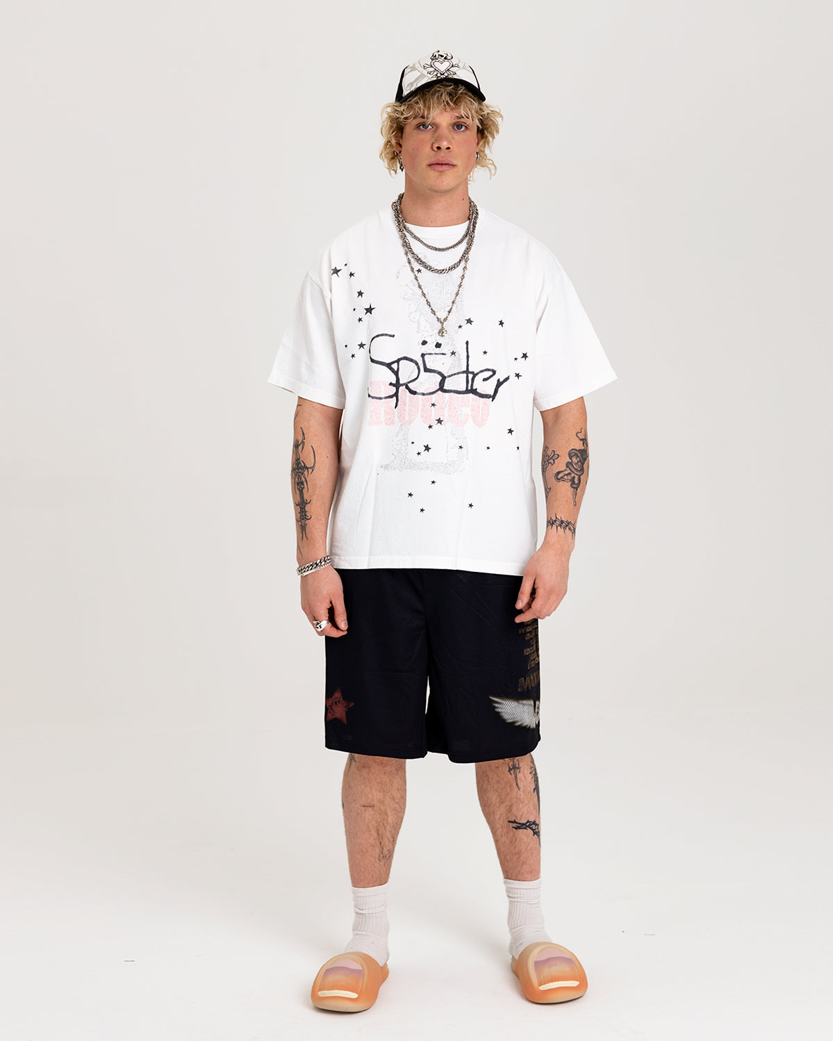 Travis Scott Cactus Jack x Sp5der Days Before Rodeo II Tee White
