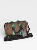 Louis Vuitton Keepall Bandoulière 25 - Macassar Canvas | Pre-Loved Luxury