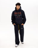 Rhude Bay of Angels Yacht Hoodie Vintage Black