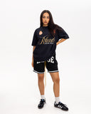 Rhude Script Crest Tee Vintage Black