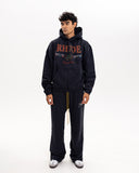 Rhude Bay of Angels Yacht Hoodie Vintage Black