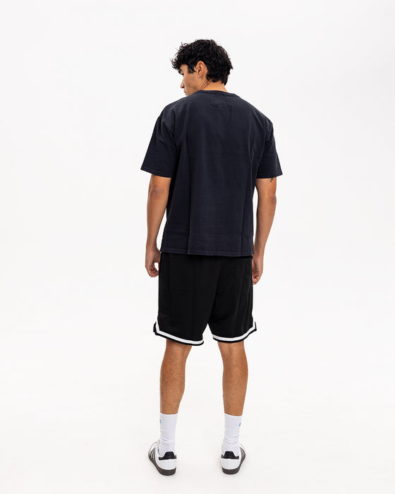 Rhude Collegiate Basketball Shorts Black White