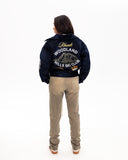 Rhude Woodland Hills Velvet Jacket Navy