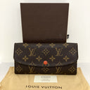 Louis Vuitton Orange Monogram Emilie Wallet | Pre-Loved