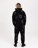Denim Tears Cotton Wreath Black Monochrome Hoodie