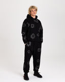 Denim Tears Cotton Wreath Black Monochrome Hoodie