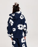 Denim Tears The Cotton Wreath Navy Sweatpants