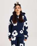 Denim Tears The Cotton Wreath Navy Sweatpants