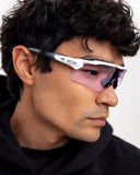 Oakley Ochelari de Soare Radar EV Path Mat Alb Injectați pentru Bărbați